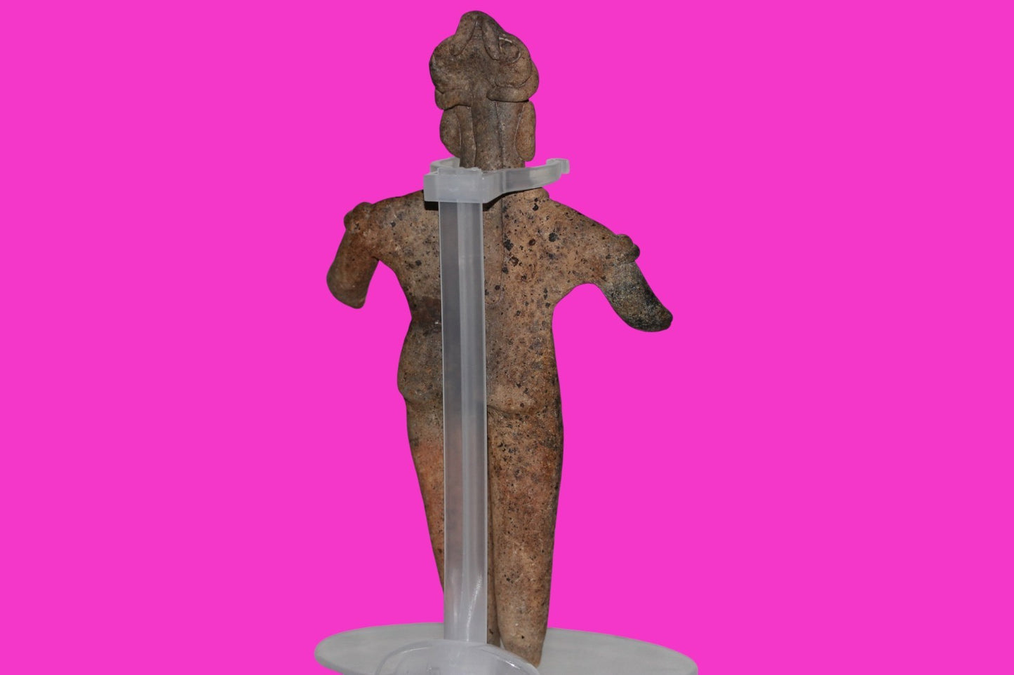 Pre Columbian Artifact 6 Inch Female Tomb Figure Colima Mexico 100 BC COA 242