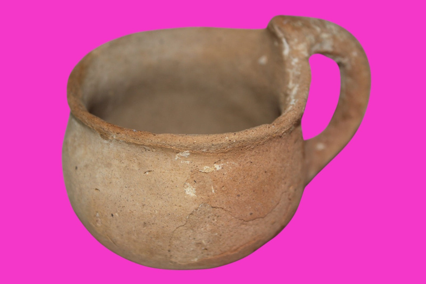 Ancient Holy Land Artifact Time Of Abraham Cup Jesus Christ Home 2000 BC COA 23