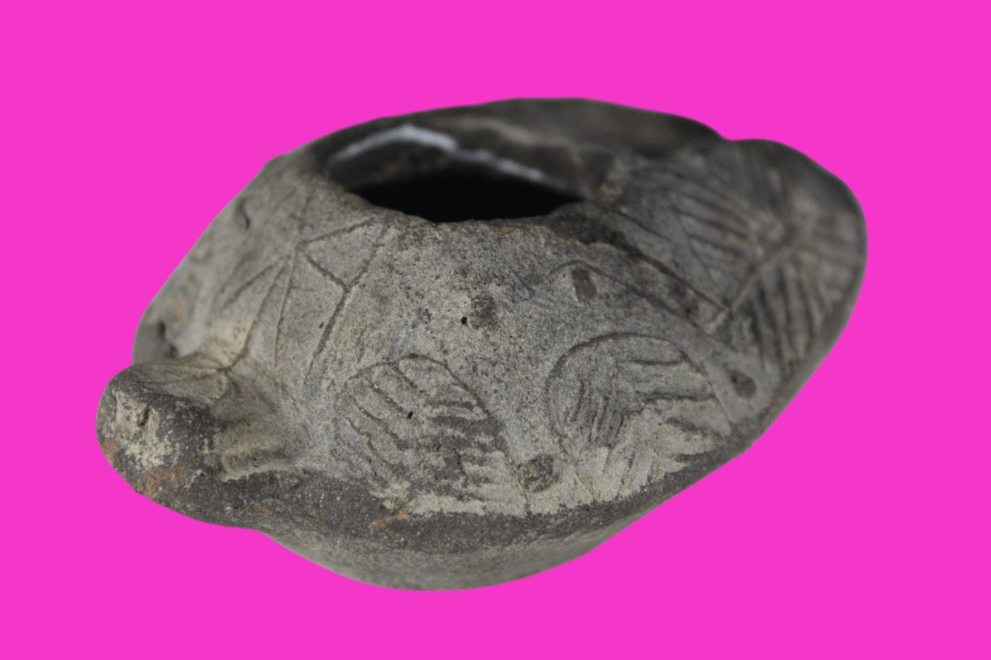 Ancient Holy Land Oil Lamp Artifact Jesus Christ Home 300-600 AD Israel COA 98