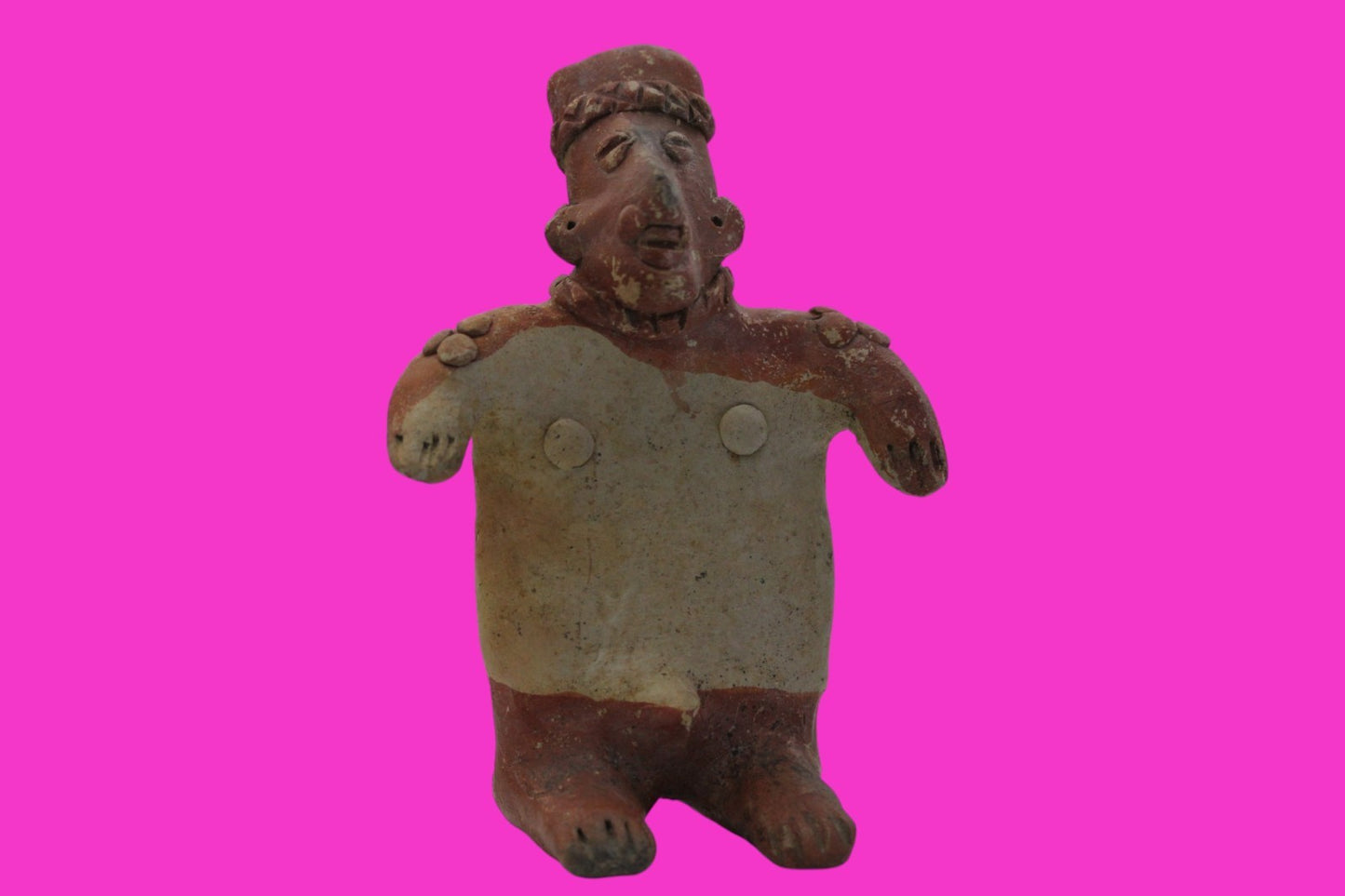 Pre Columbian Artifact Authentic Male Jalisco Figure Mexico 1000BC-250AD COA 213
