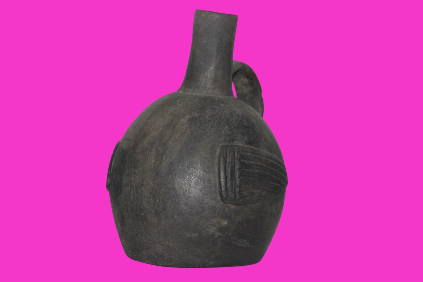 Pre Columbian Artifact Authentic Inca Water Vessle 1425 to 1500 AD Peru COA 219