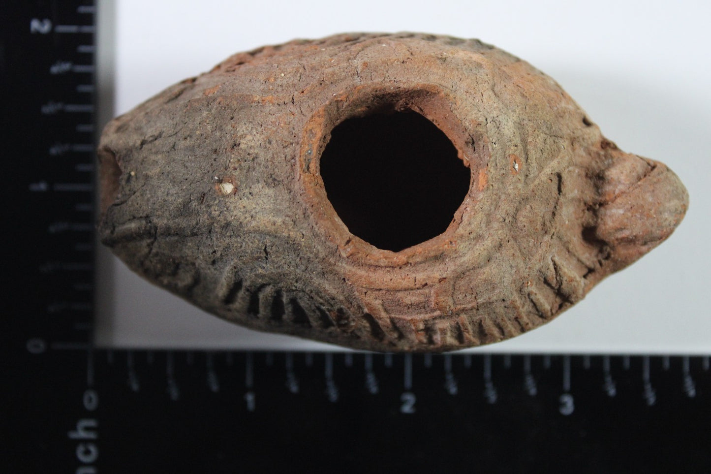 Ancient Holy Land Oil Lamp Artifact Jesus Christ Home Israel 300-600 AD COA 69