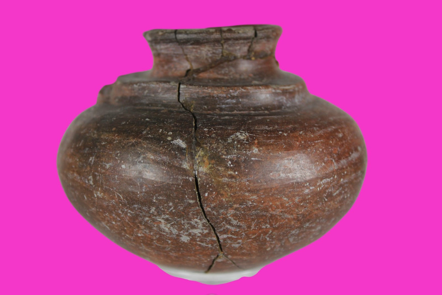 Pre Columbian Authentic Artifact Repaired Mayan Olla Yucatan 250-900 AD COA J69