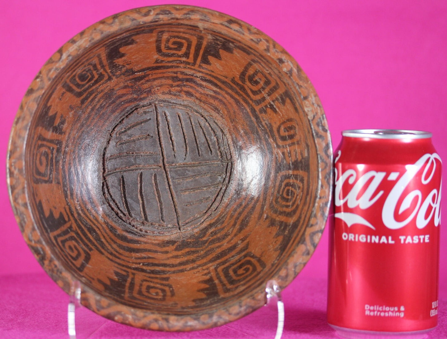 Authentic Pre Columbian Artifact Michoacan Tripod Bowl Ex Arte Primitivo COA T26