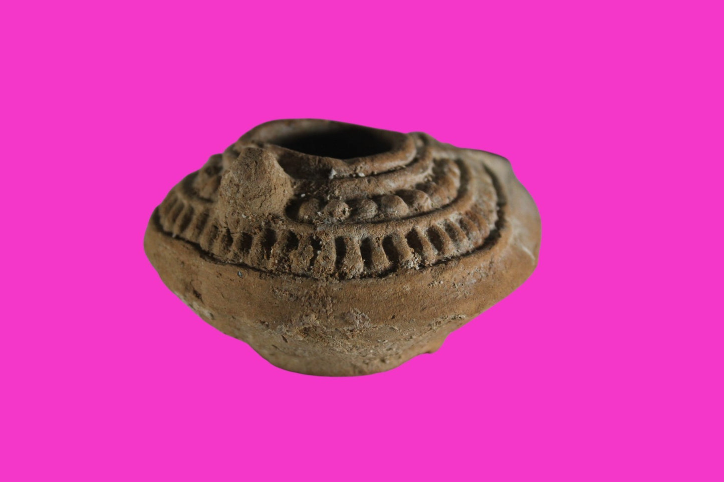 Hi Quality Ancient Holy Land Oil Lamp Artifact Jesus Christ Home 400-500AD COA31