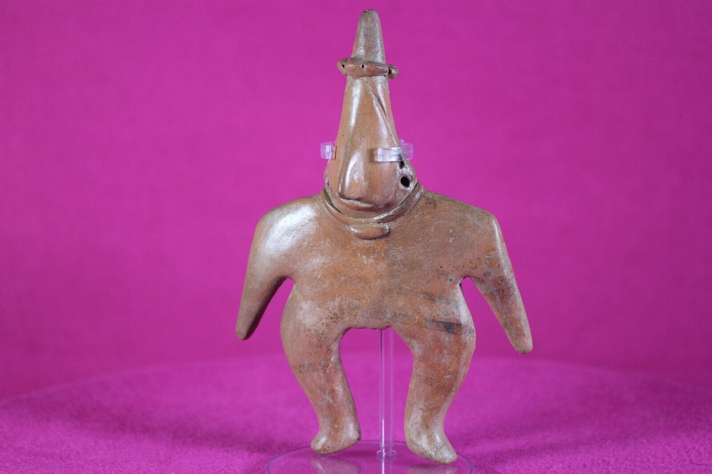 Authentic Pre Columbian Artifact Tomb Figure Colima Ex Arte Primitivo COA T45