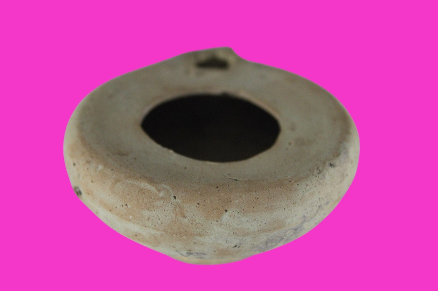 Ancient Holy Land Oil Lamp Artifact Home of Jesus Christ 100 BC-200 AD COA J151