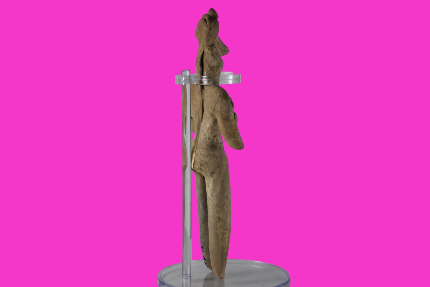 Pre Columbian Artifact 7 Inch Tall Shaft Tomb Figure Colima Mexico 100BC COA 286