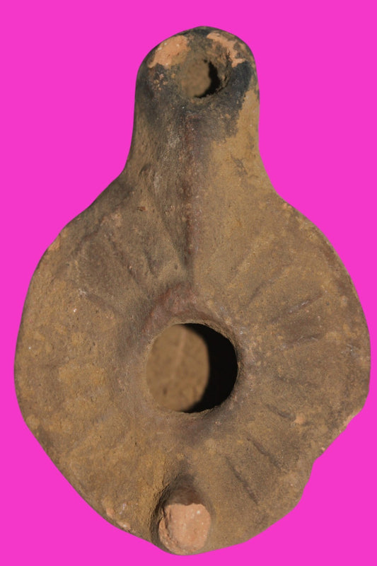 Jesus Christ Homeland Oil Lamp Authentic Holy Land Artifact 100-400 AD COA J107
