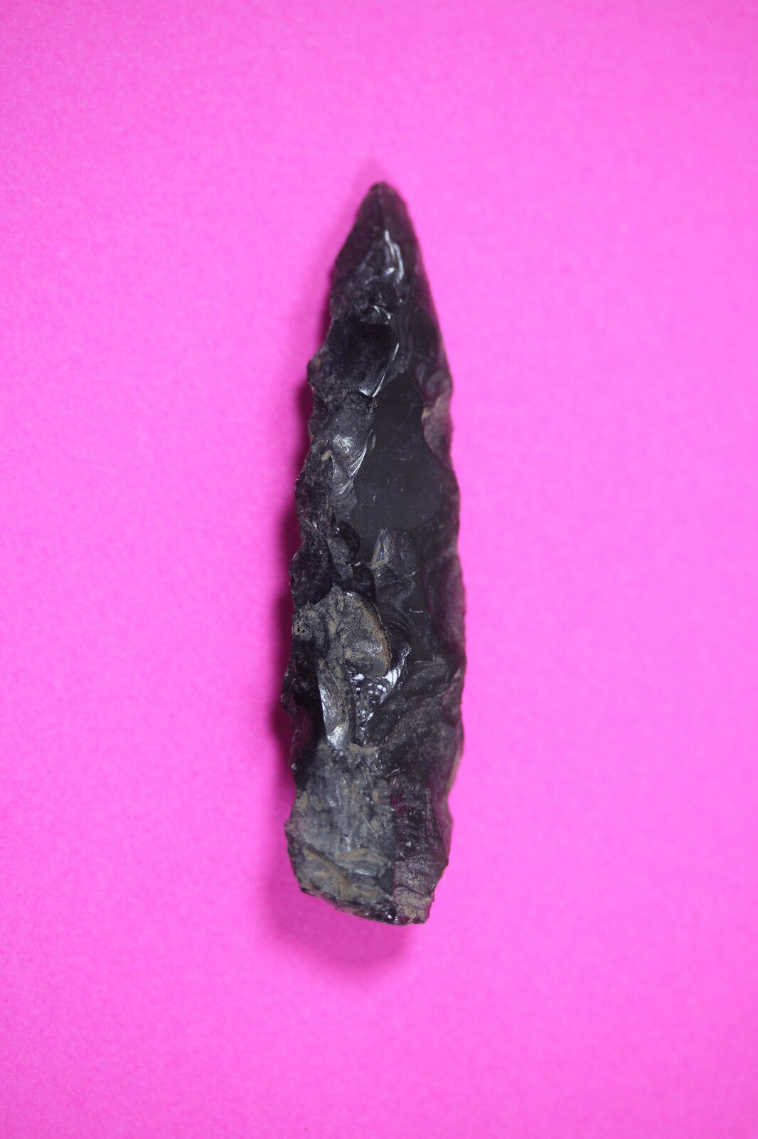 Pre Columbian Artifact Authentic Aztec Arrowhead Battle of Mexico City COA 49