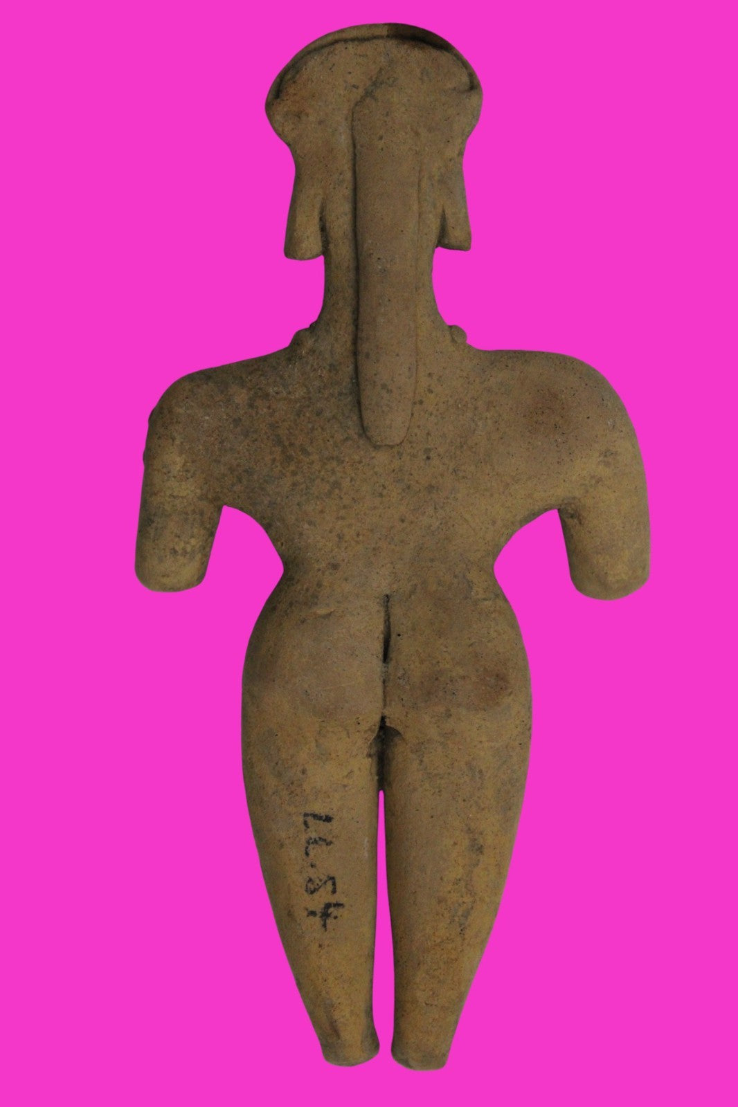 Pre Columbian Artifact 6 Inch Tall Shaft Tomb Figure Colima Mexico 100BC COA 281