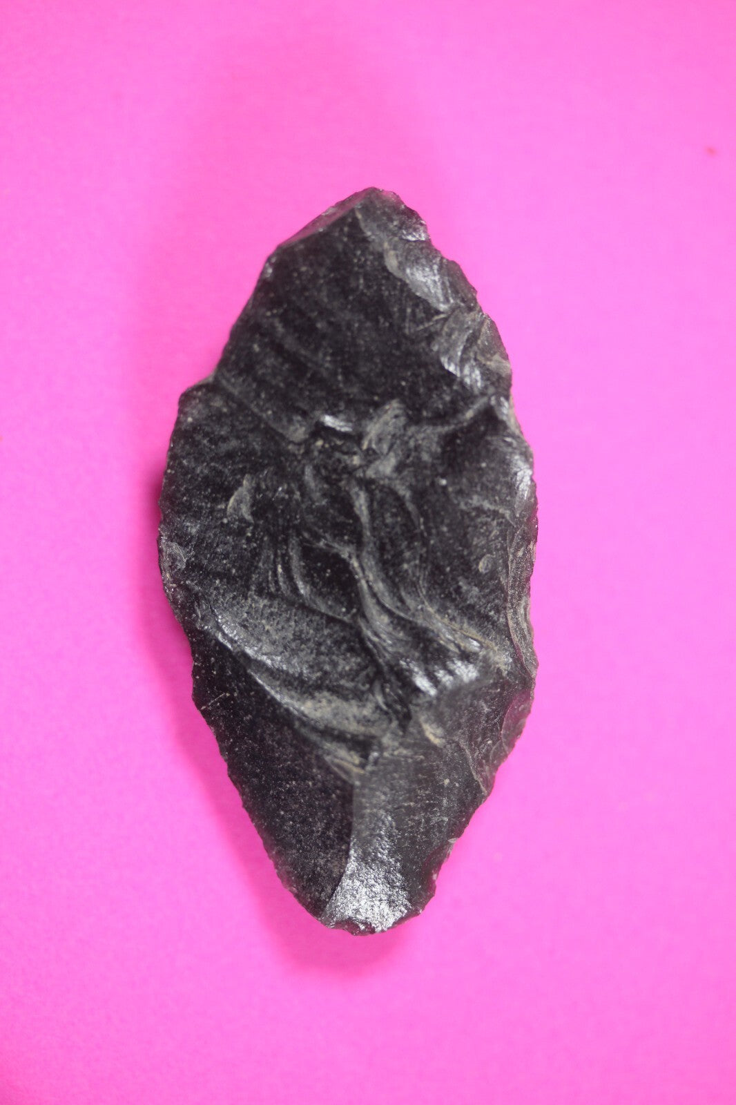 Authentic Pre Columbian Artifact Aztec Arrowhead Battle of Mexico City COA 40