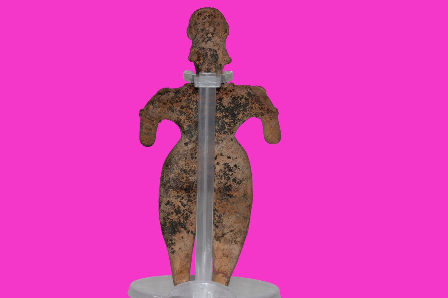 Pre Columbian Artifact 7 inch Female Tomb Figure Colima Mexico 100 BC COA 257