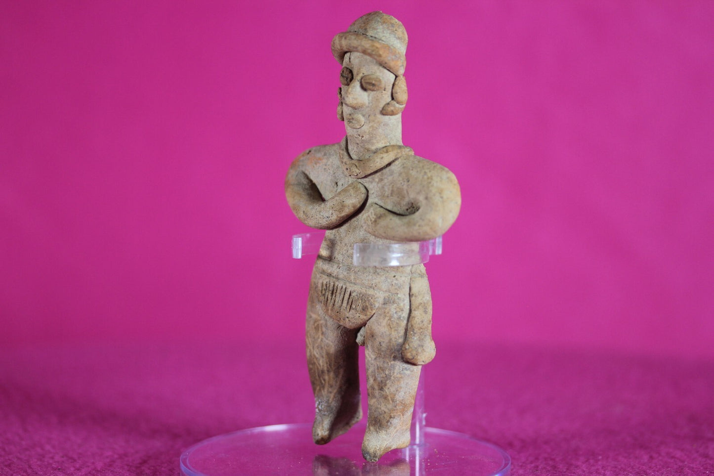 Pre Columbian Artifact Authentic Tomb Figure Colima Mexico 100 BC-250 AD COA 140