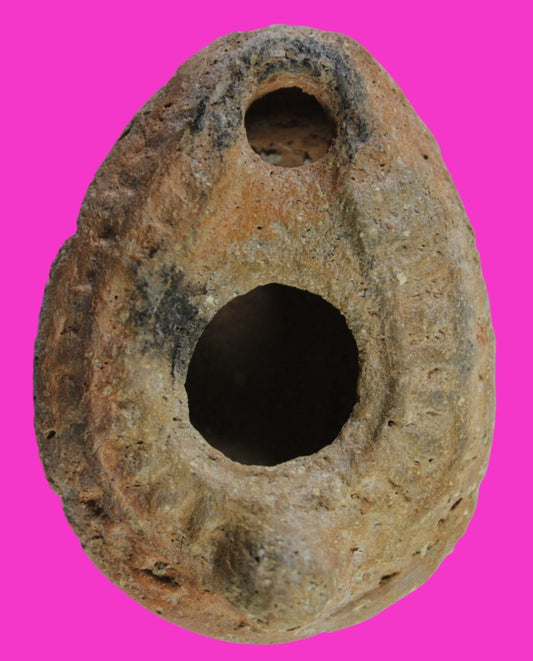 Jesus Christ Homeland Oil Lamp Authentic Holy Land Artifact 100 - 400 AD COA L11