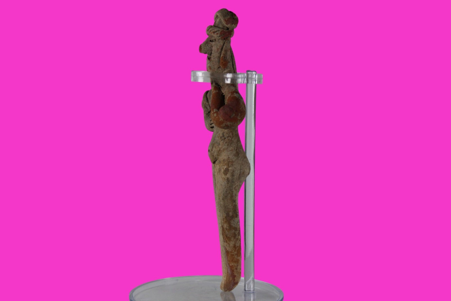 Pre Columbian Artifact 6 Inch Tall Shaft Tomb Figure Colima Mexico 100BC COA 285