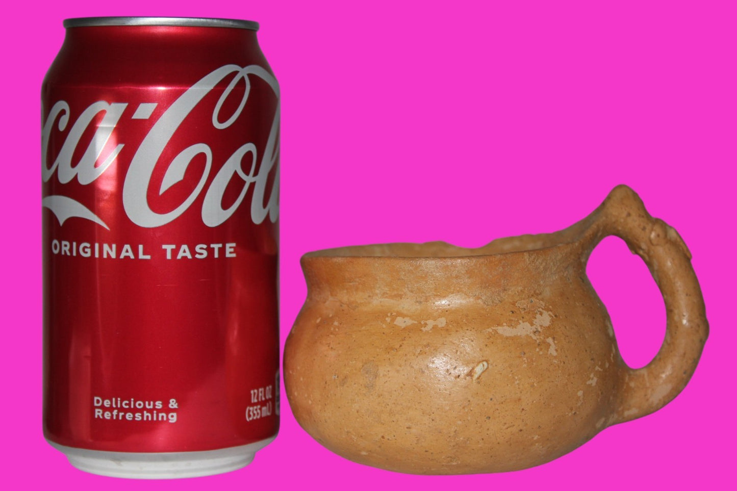 Holy Land Authentic Artifact 4000 Year Old Cup Time of Abraham 2000 BC COA J117