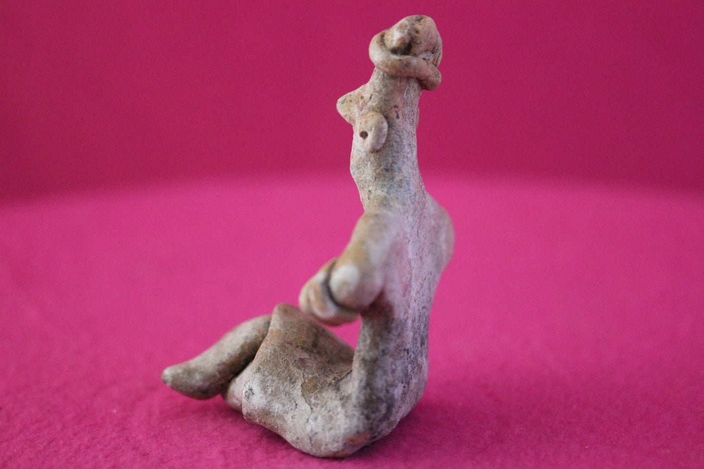 Pre Columbian Artifact Authentic Rare Seated Tomb Figure Colima Mexico COA 188