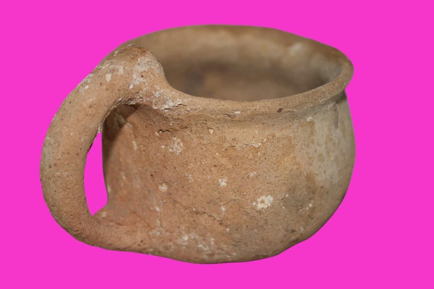 Ancient Holy Land Artifact Time Of Abraham Cup Jesus Christ Home 2000 BC COA 23