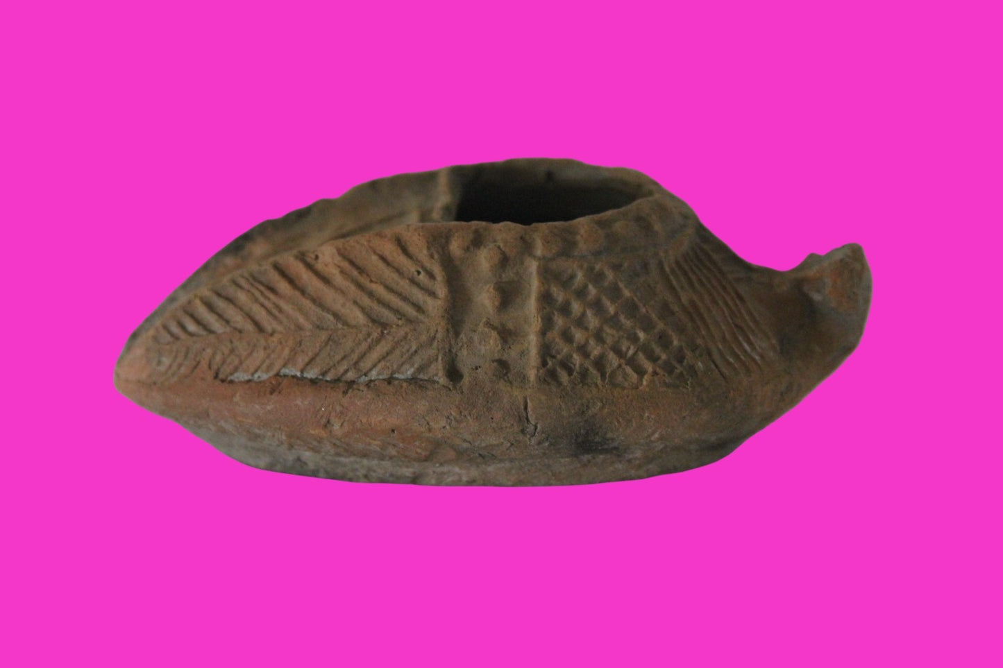 Ancient Holy Land Oil Lamp Artifact Jesus Christ Homeland 100BC-400AD COA 13