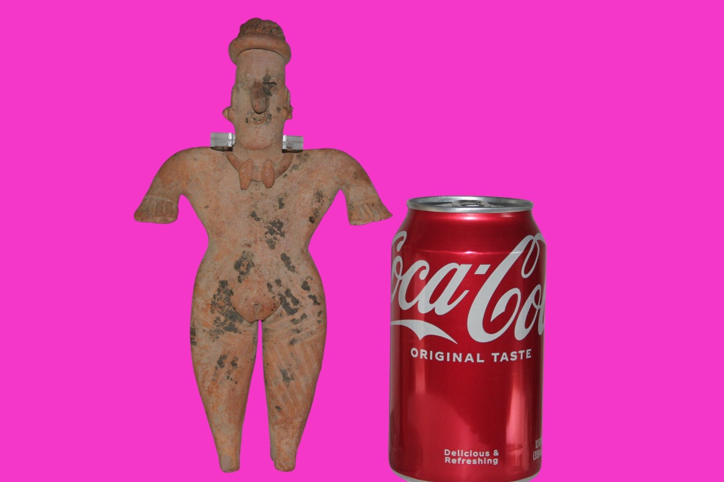 Pre Columbian Artifact 7 in Female Shaft Tomb Figure Colima Mexico 100BC COA 270