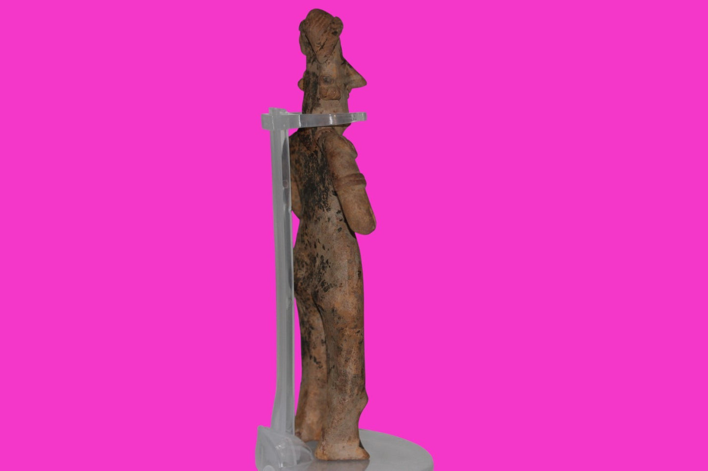 Pre Columbian Artifact 7 inch Female Tomb Figure Colima Mexico 100 BC COA 257
