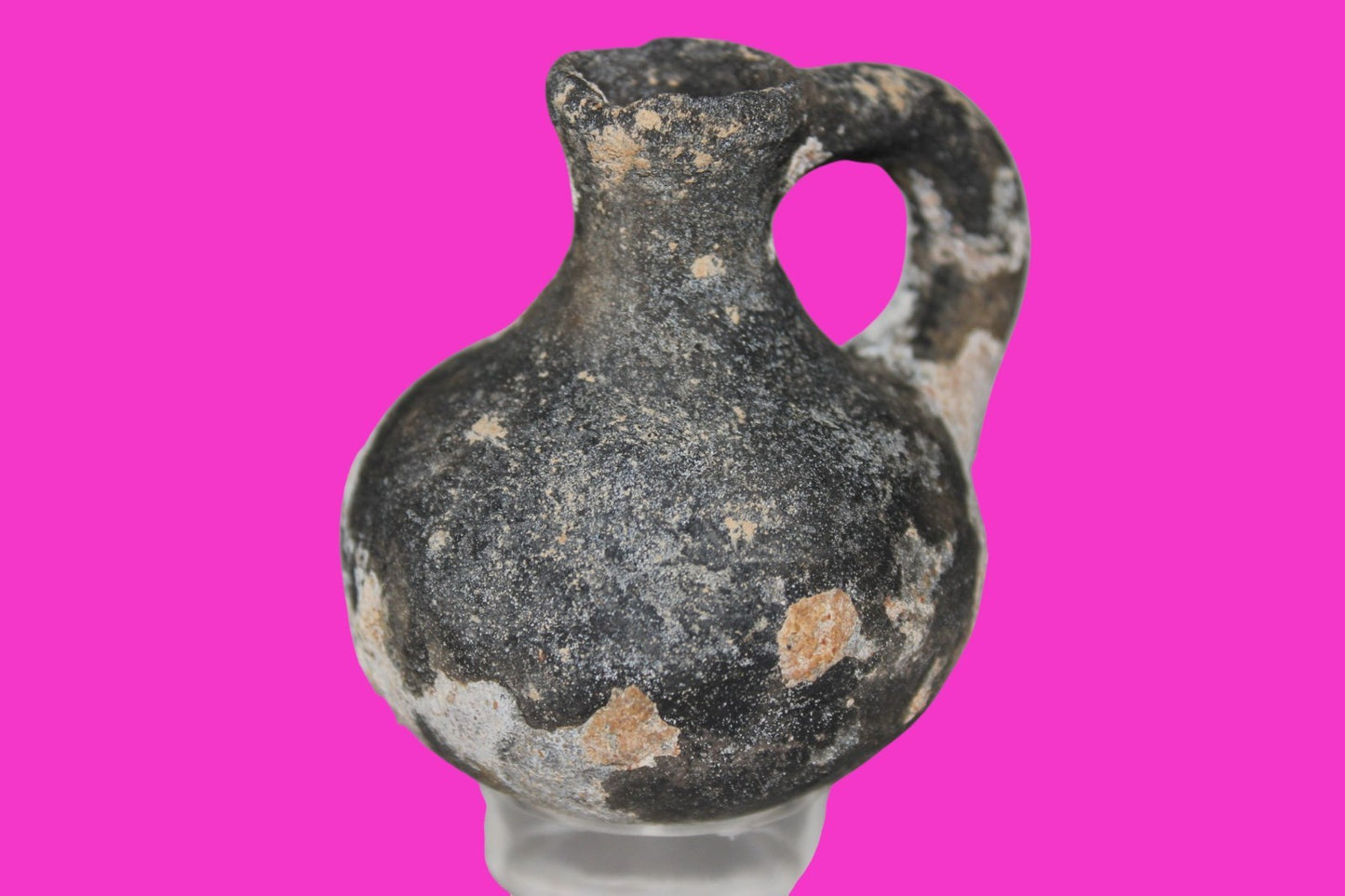 Ancient Holy Land Artifact King David Mini Jugglet Christ Home Land 1000BC COA 1