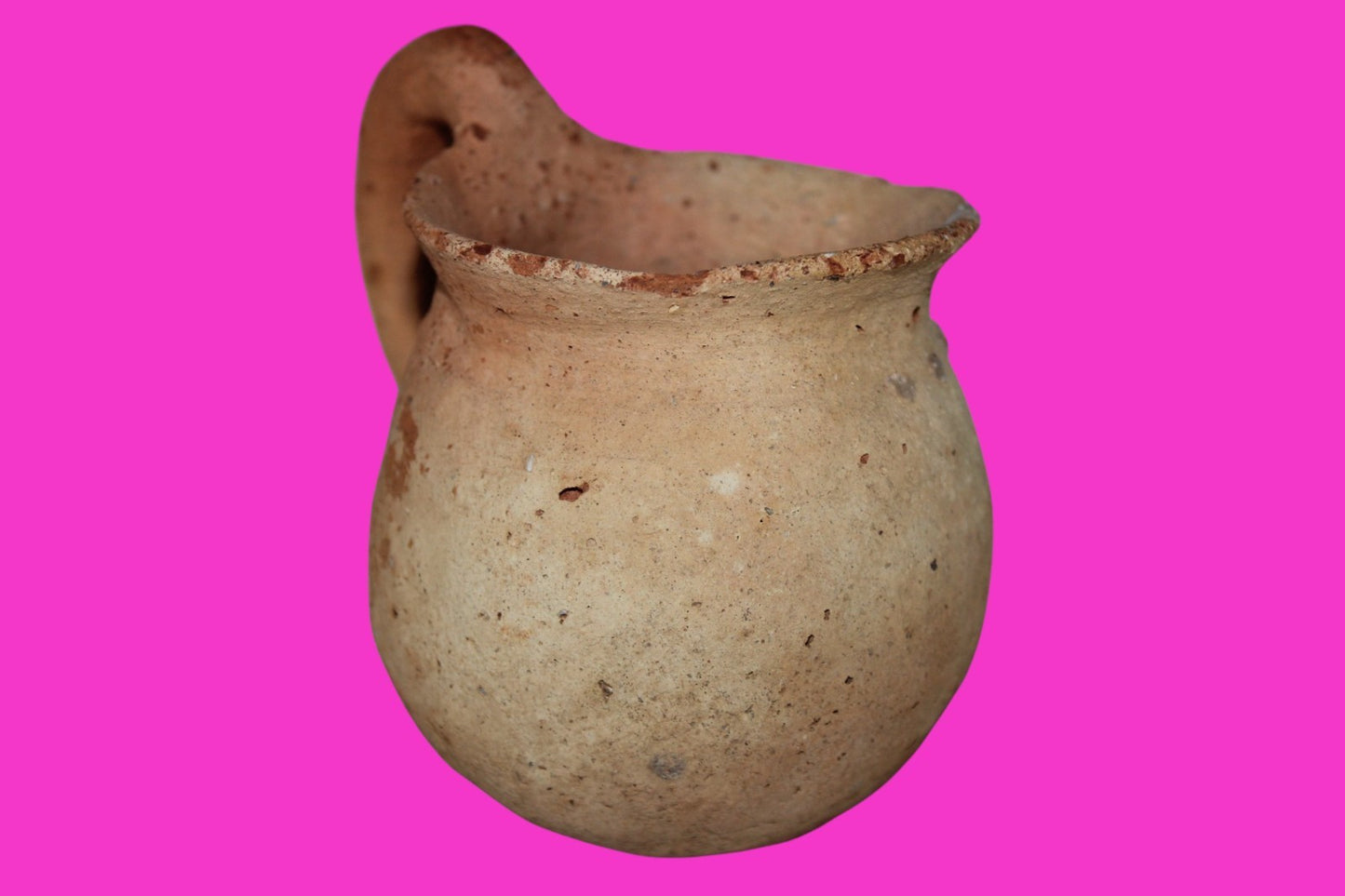 Ancient Holy Land Artifact Time Of Abraham Cup Jesus Christ Home 2000 BC COA 25