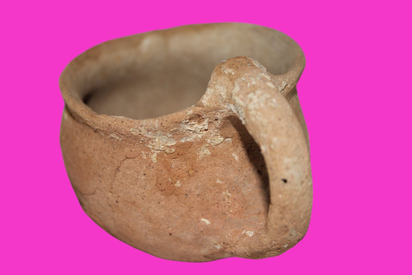 Ancient Holy Land Artifact Time Of Abraham Cup Jesus Christ Home 2000 BC COA 23