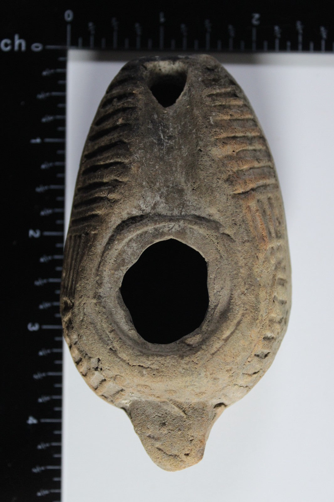 Ancient Holy Land Oil Lamp Artifact Jesus Christ Home 300-600 AD Israel COA 99