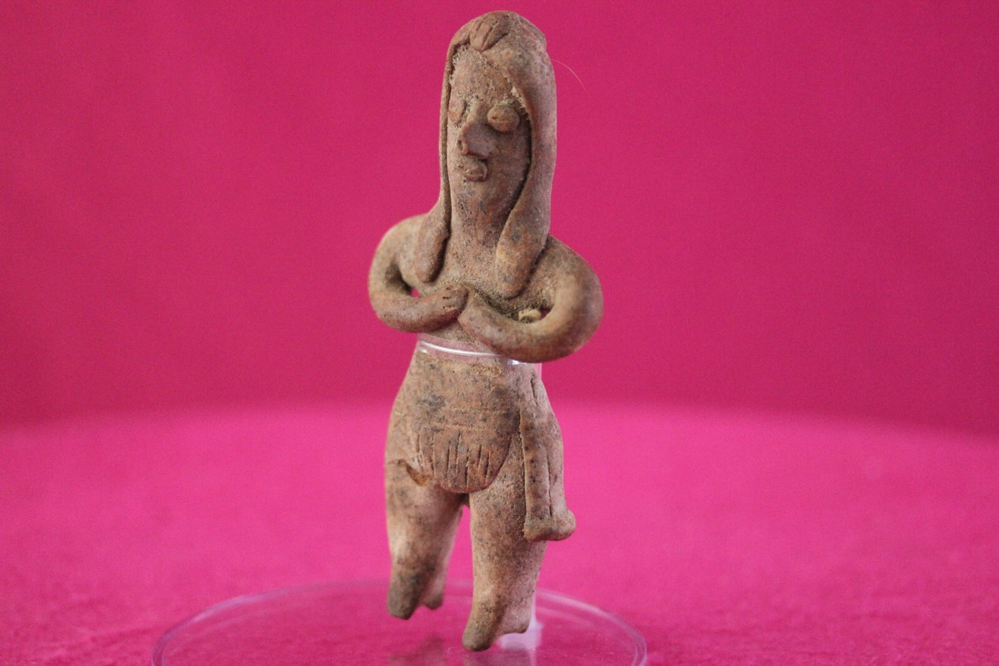 Pre Columbian Artifact Authentic Tomb Figure Colima Mexico 100 BC-250 AD COA 177