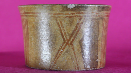 Authentic Pre Columbian Artifact Mayan Cooking Pot Pottery 250-900 AD COA T04